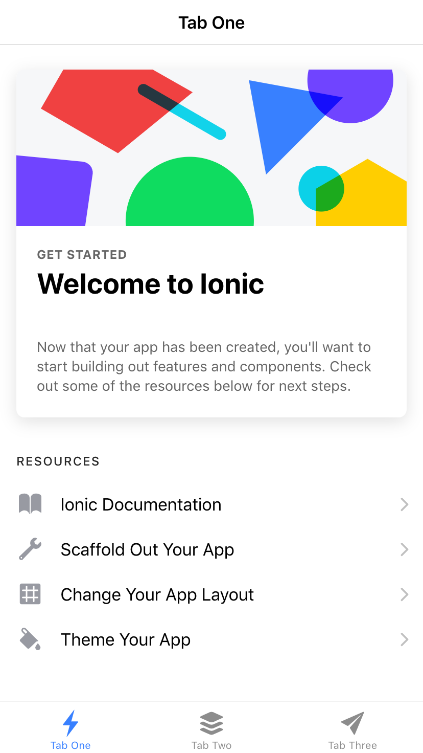 Build your first Ionic React app - HK Infosoft